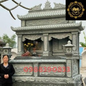 Mẫu Mộ Đôi Đá MMDD 01